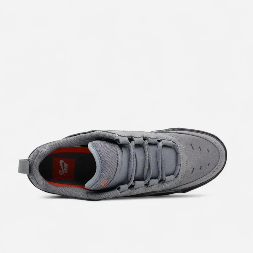 Low Top Style Nike SB Orange Label Air Max Ishod - Cool Grey/Black-Cool Grey