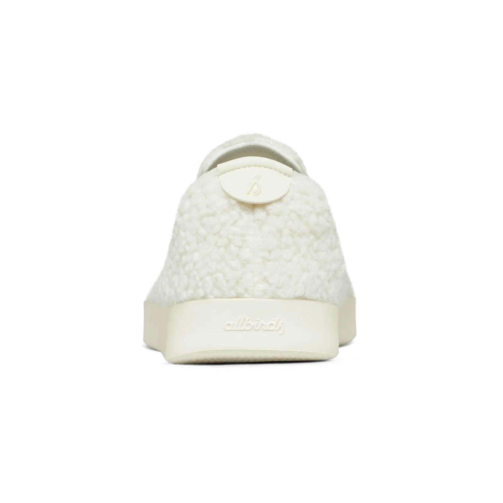 No Hassle Men's Wool Lounger Fluff - Natural White (Cream Sole)