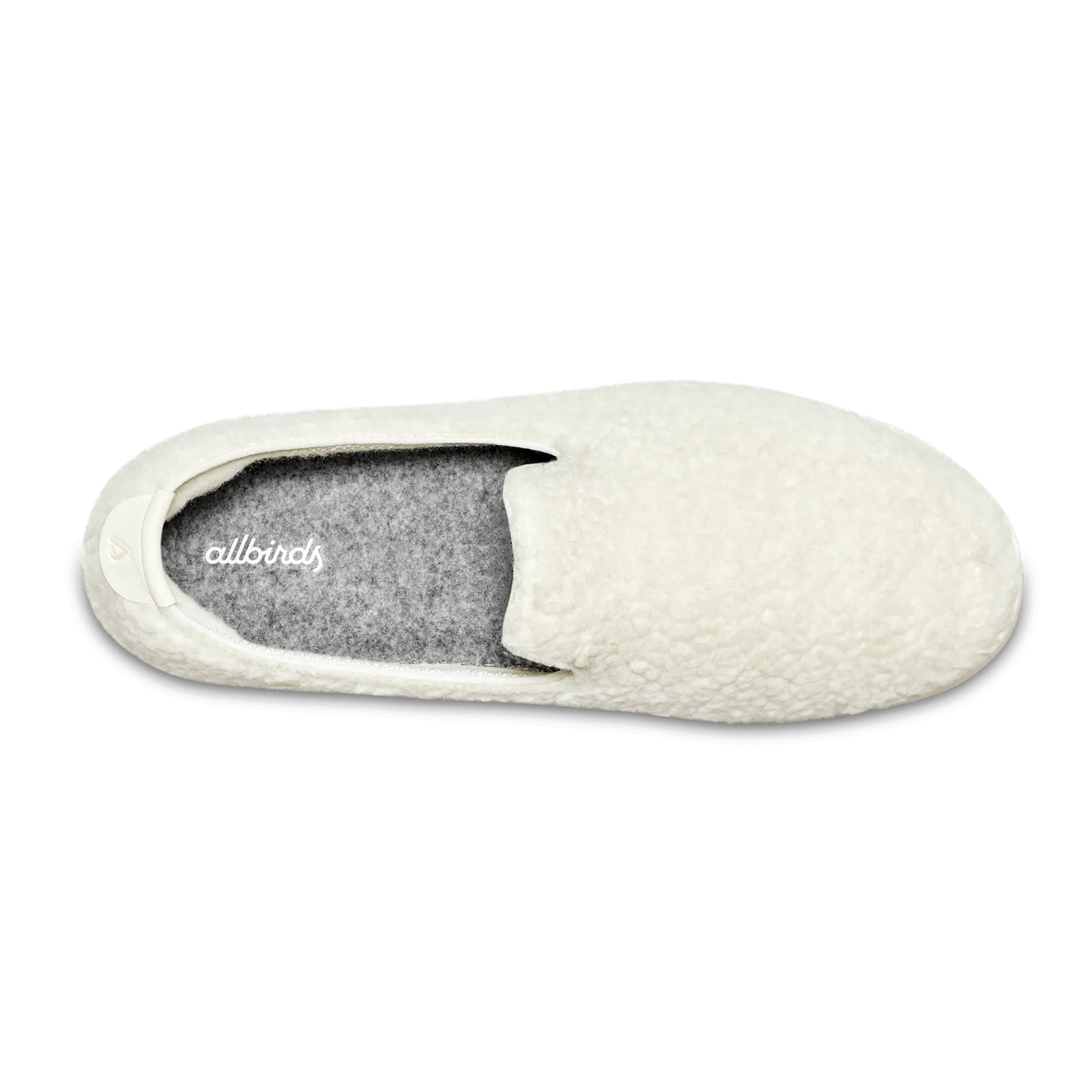 Comfy Motion Motion Comfort Men's Wool Lounger Fluff - Natural White (Cream Sole)