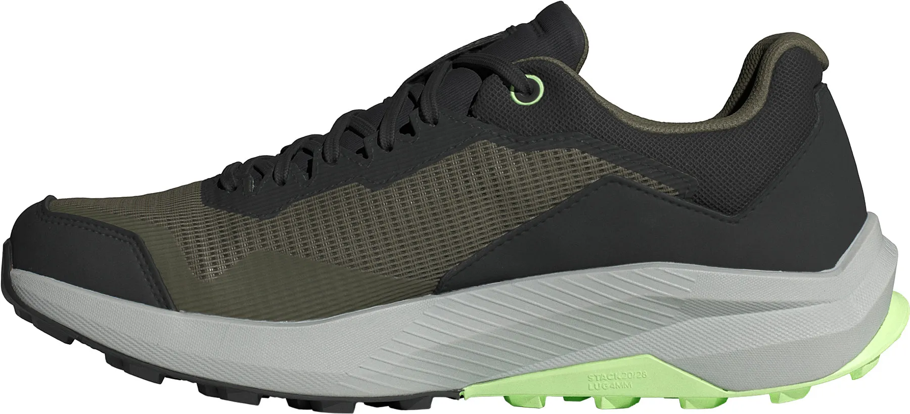 Stage Glow adidas Terrex Trail Rider GORE-TEX Mens Trail Running Shoes - Green