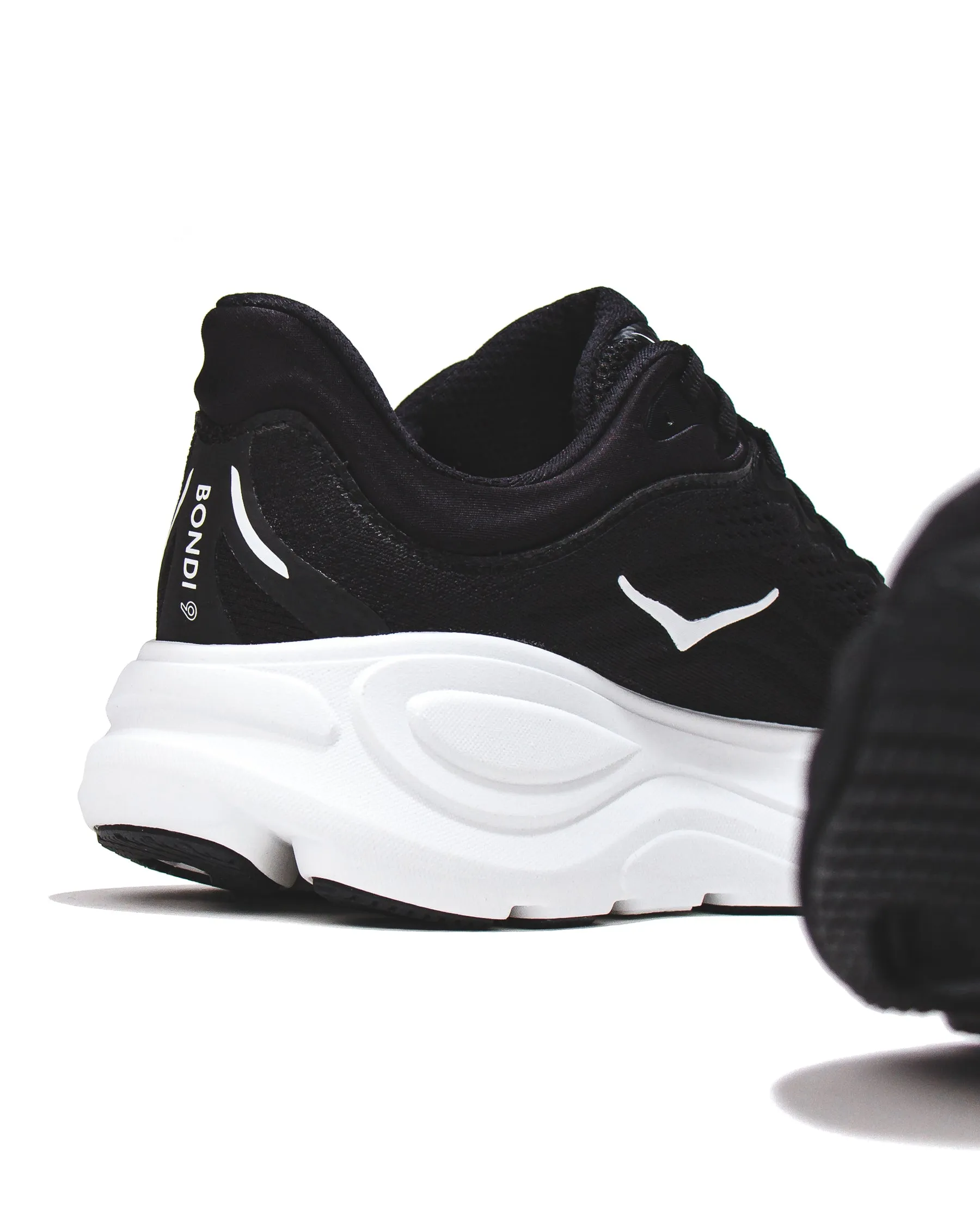 Quick Drying Casual Wear Arch support Hoka One One Men Bondi 9 Black Core 1162011-BBLC