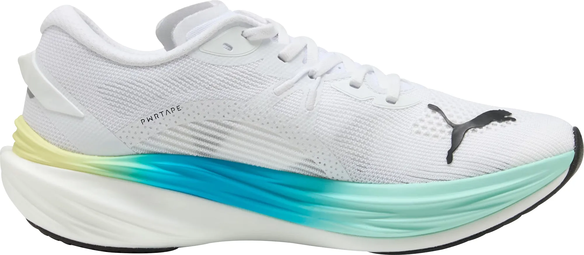 Flexible Fashionable Puma Deviate Nitro 3 Mens Running Shoes - White
