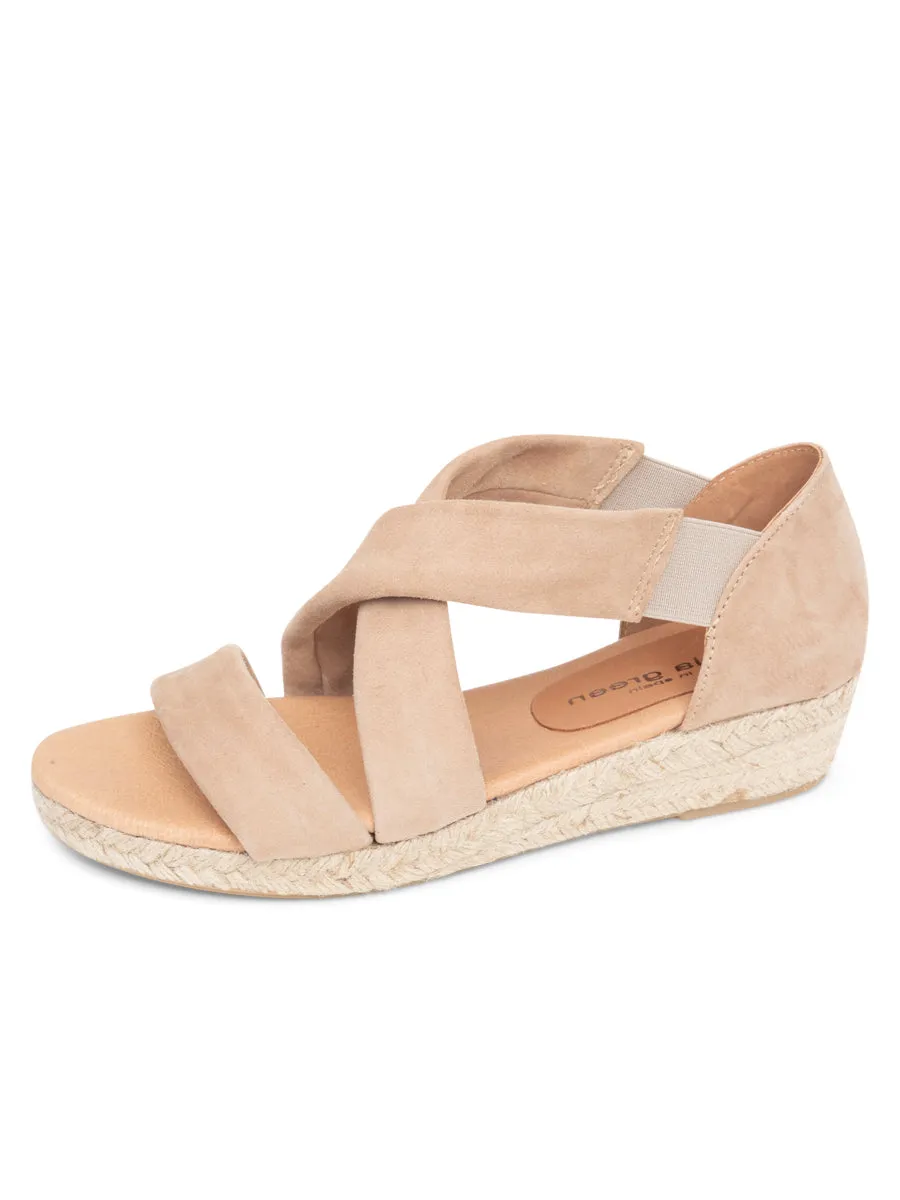 Eliza Criss-Cross Elastic Espadrille Sandal Motion Balance
