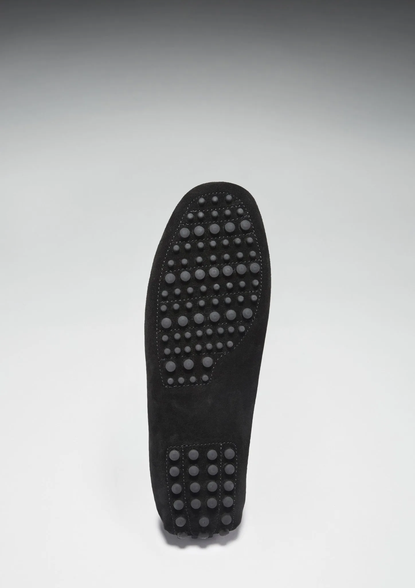 Laced Driving Loafers, black suede Green Lane Tall Frame