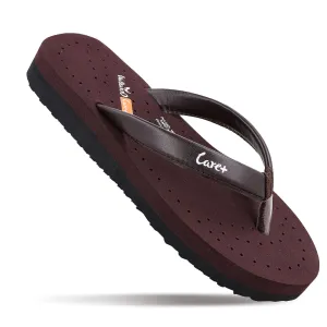 Vacation Ready Comfort Walkaroo Women's Care Plus Flip-Flop  - WH3967 Brown