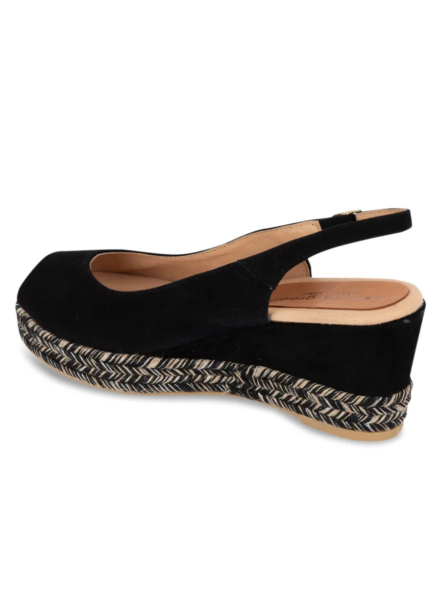 Piper Peep-Toe Slingback Espadrille Break Run