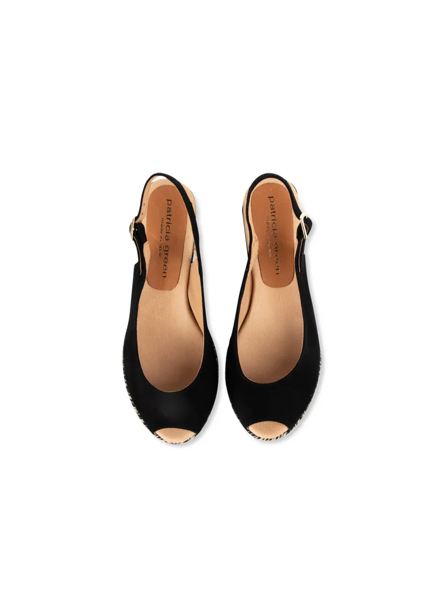 Piper Peep-Toe Slingback Espadrille Easy Motion Any Outfit