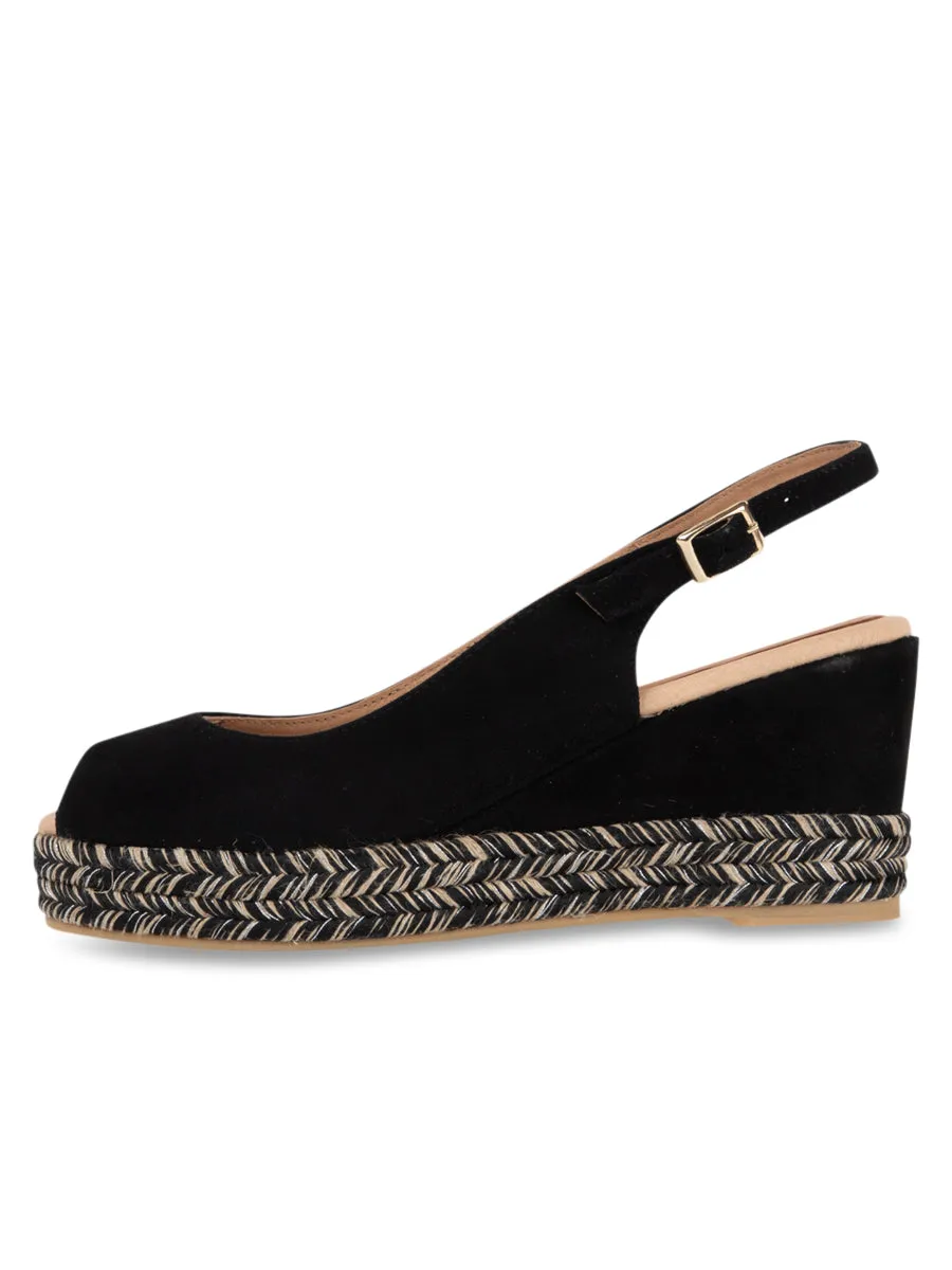 City Hike Piper Peep-Toe Slingback Espadrille