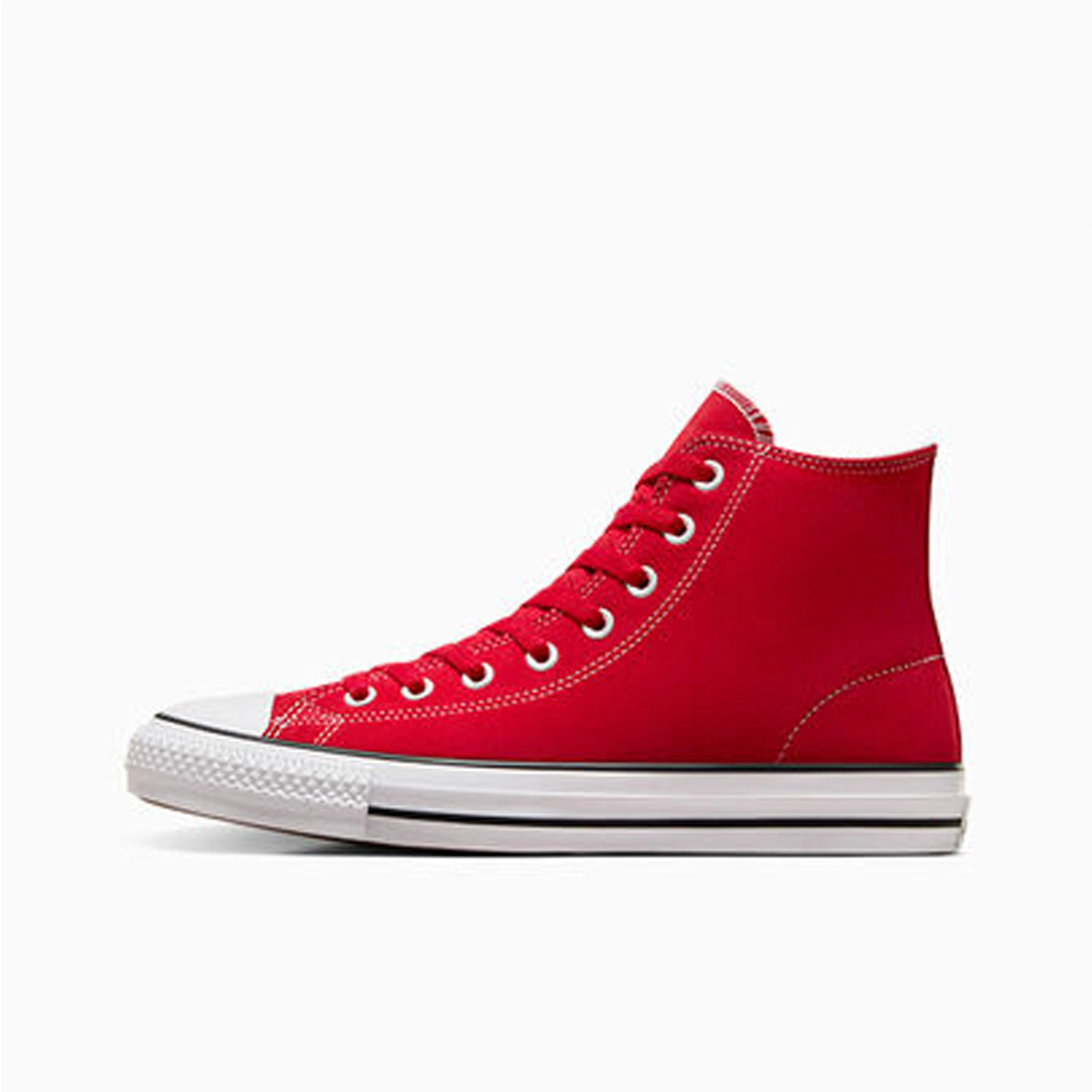 Converse CONS Chuck Taylor All Stars Pro Hi Skate Shoes - Red / White Stylish