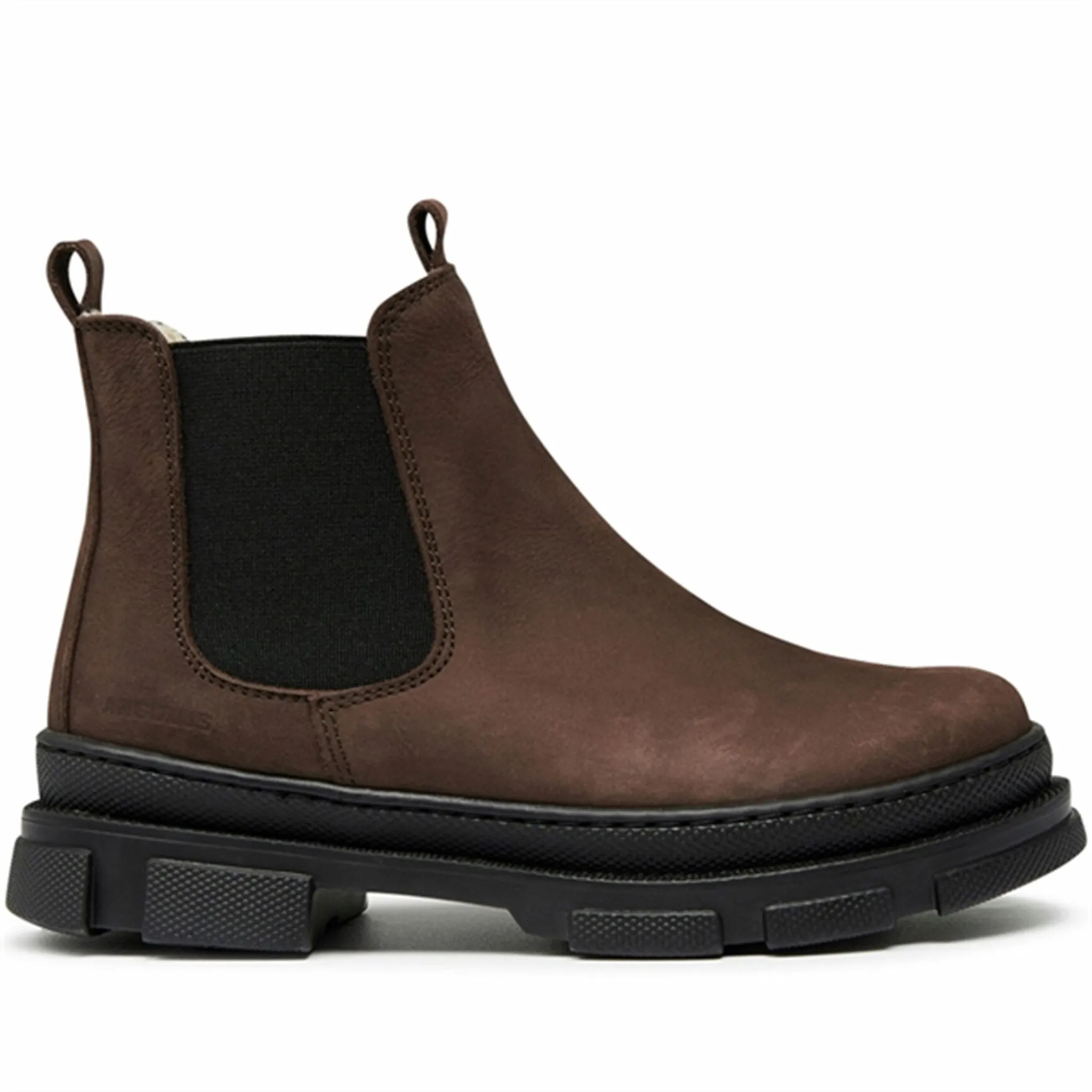 Angulus Chelsea Boots w Elastic and Wool Lining Brown/Black Snow Comfort Adventure Walks