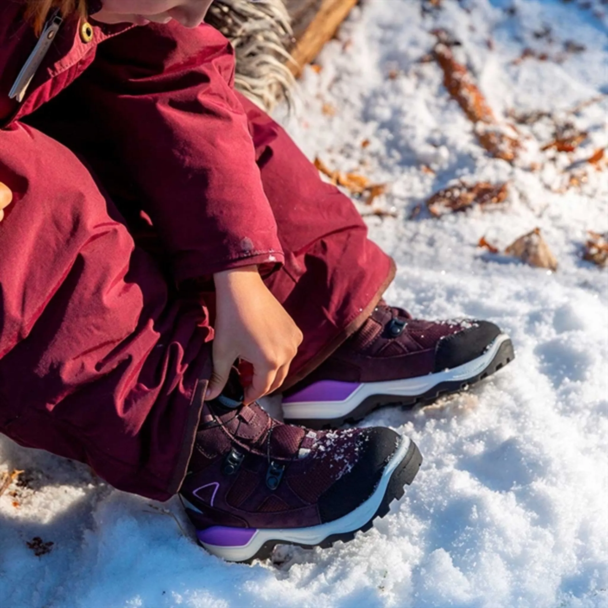 Foot Warmers Ecco Snow Mountain Boots Black/Fig