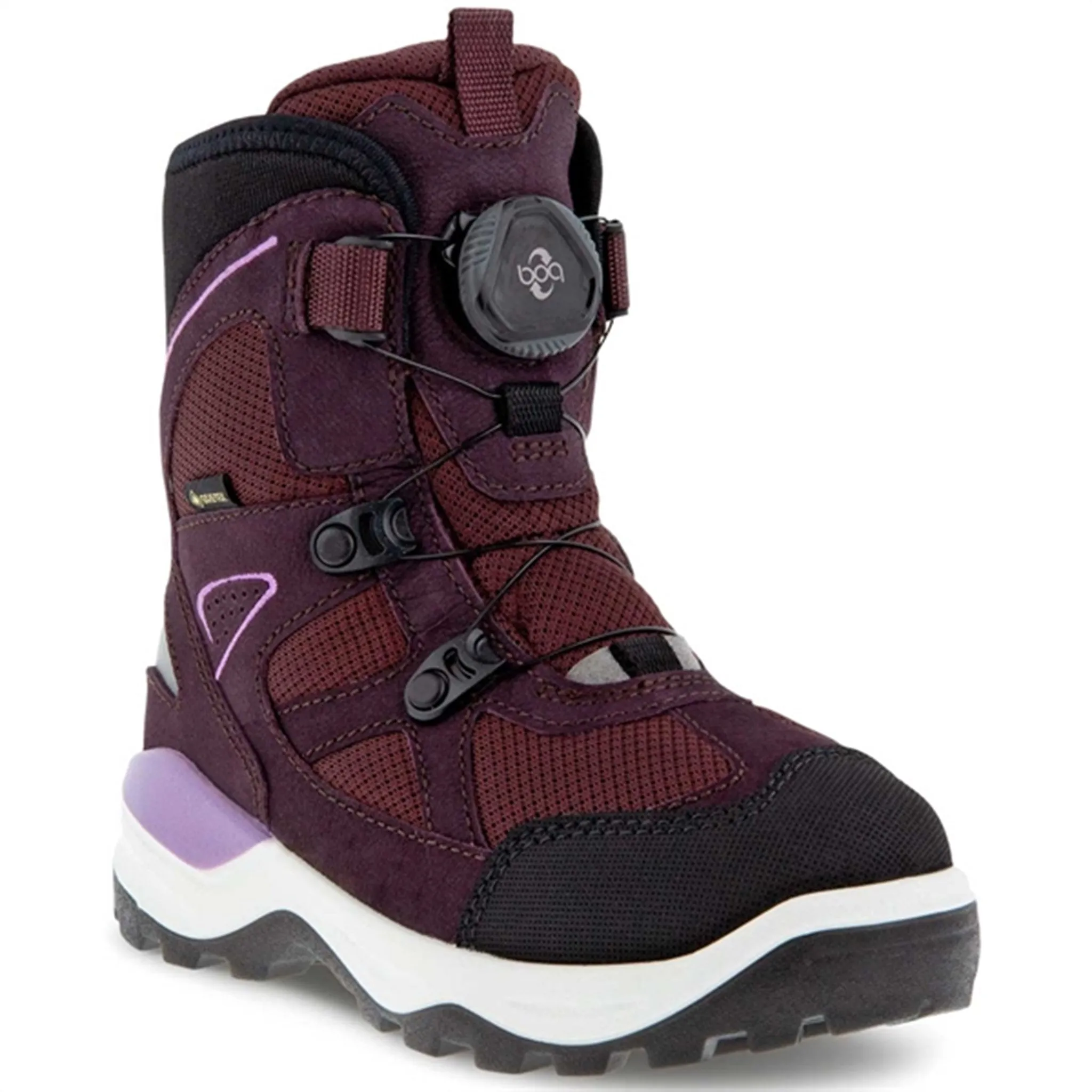 Ecco Snow Mountain Boots Black/Fig Snow Outdoor Snow Boots