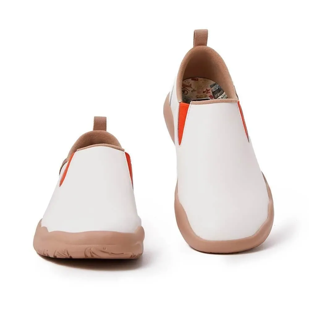 Cuenca White Split Leather Men Quick Breeze Local Lane