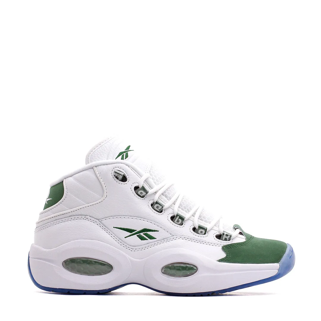 Light support Reebok Classics Basketball Men Question Mid Allen Iverson White Green ID6690