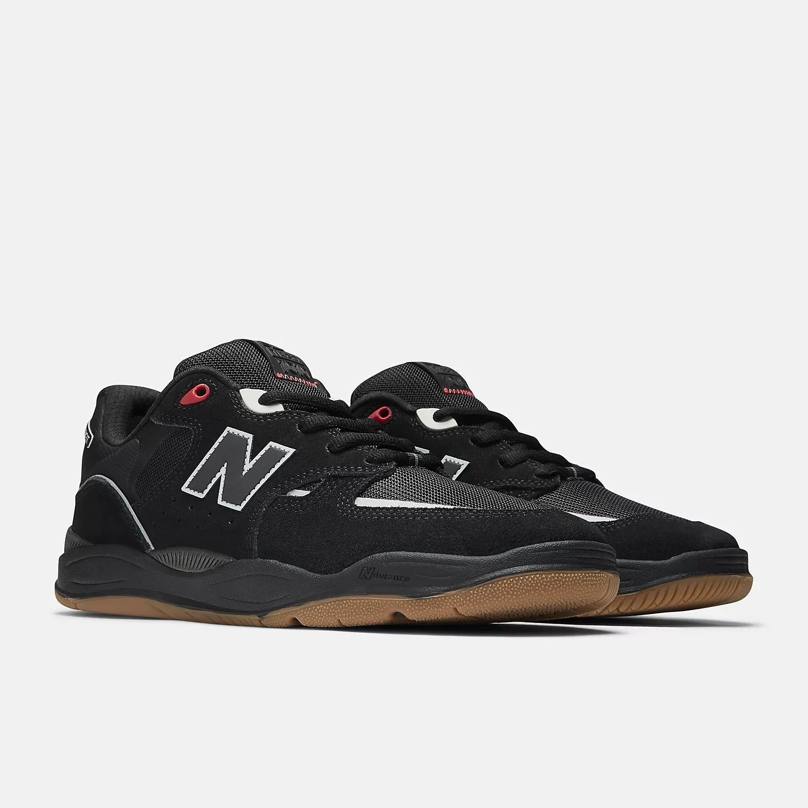 New Balance Numeric 1010 Tiago Lemos Skateboard Shoes -  Black With White Shock Absorbing