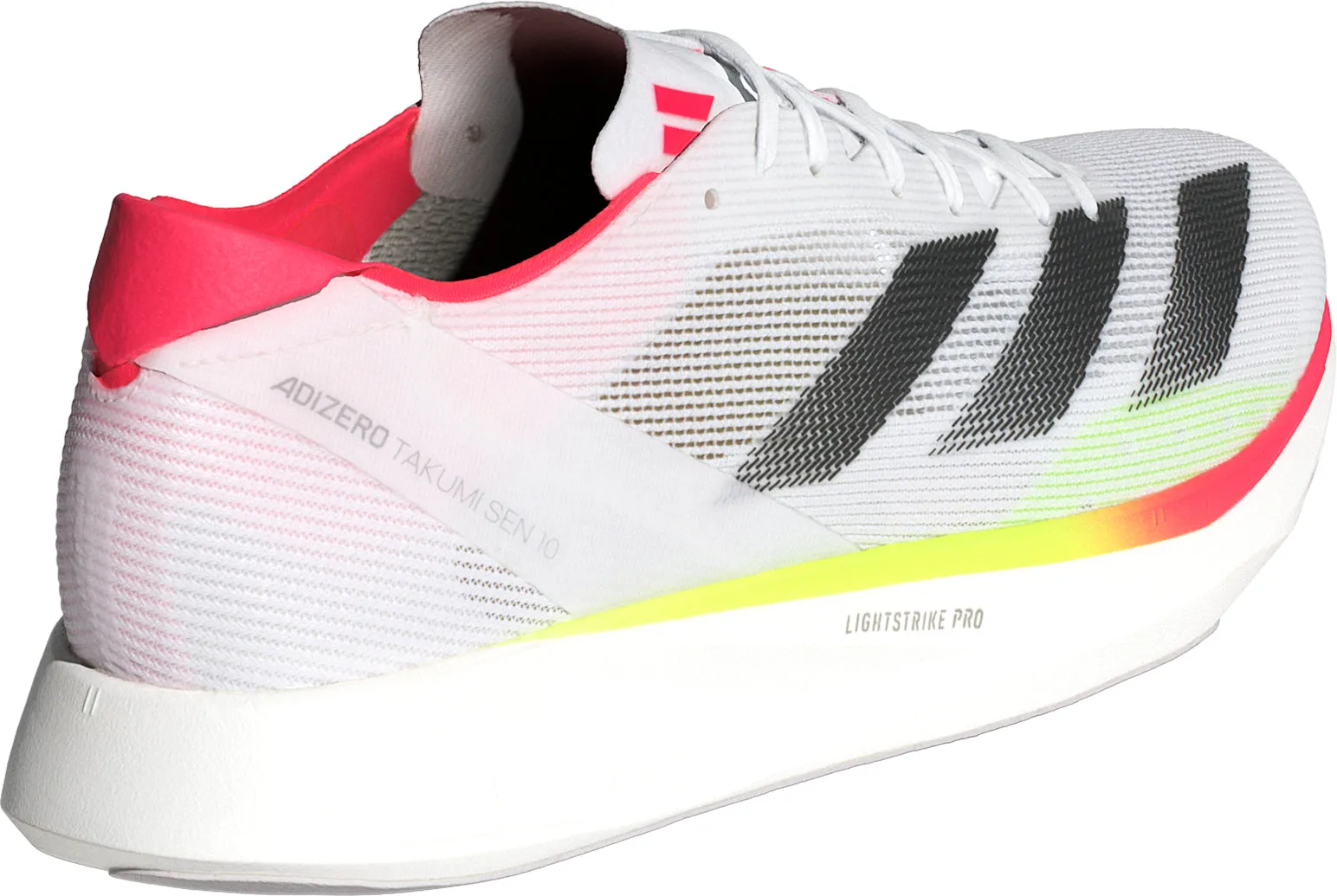 adidas Adizero Takumi Sen 10 Mens Running Shoes - White Eco Friendly Office Workers Classic Chic