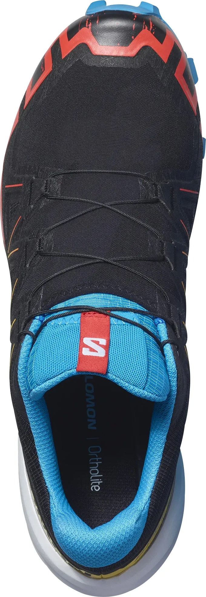 Peace Step Daily Walk Salomon Speedcross 6 Mens Trail Running Shoes - Black