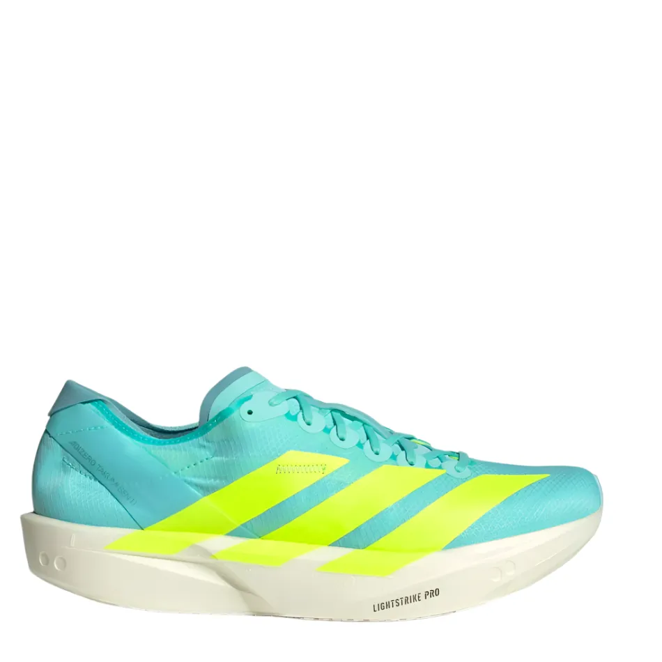 Seasonal Use Energetic Adidas Men's Takumi Sen 11 Running Shoes in Flash Aqua/Zero Metalic /Mint Ton AW25