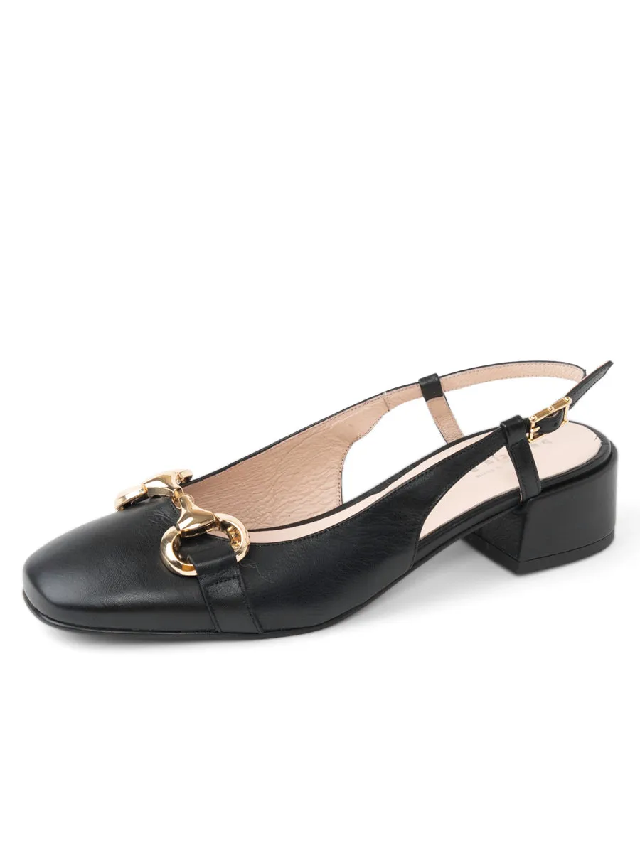 Calm Tone Quick Drying Work Commute Harlow Horsebit Slingback