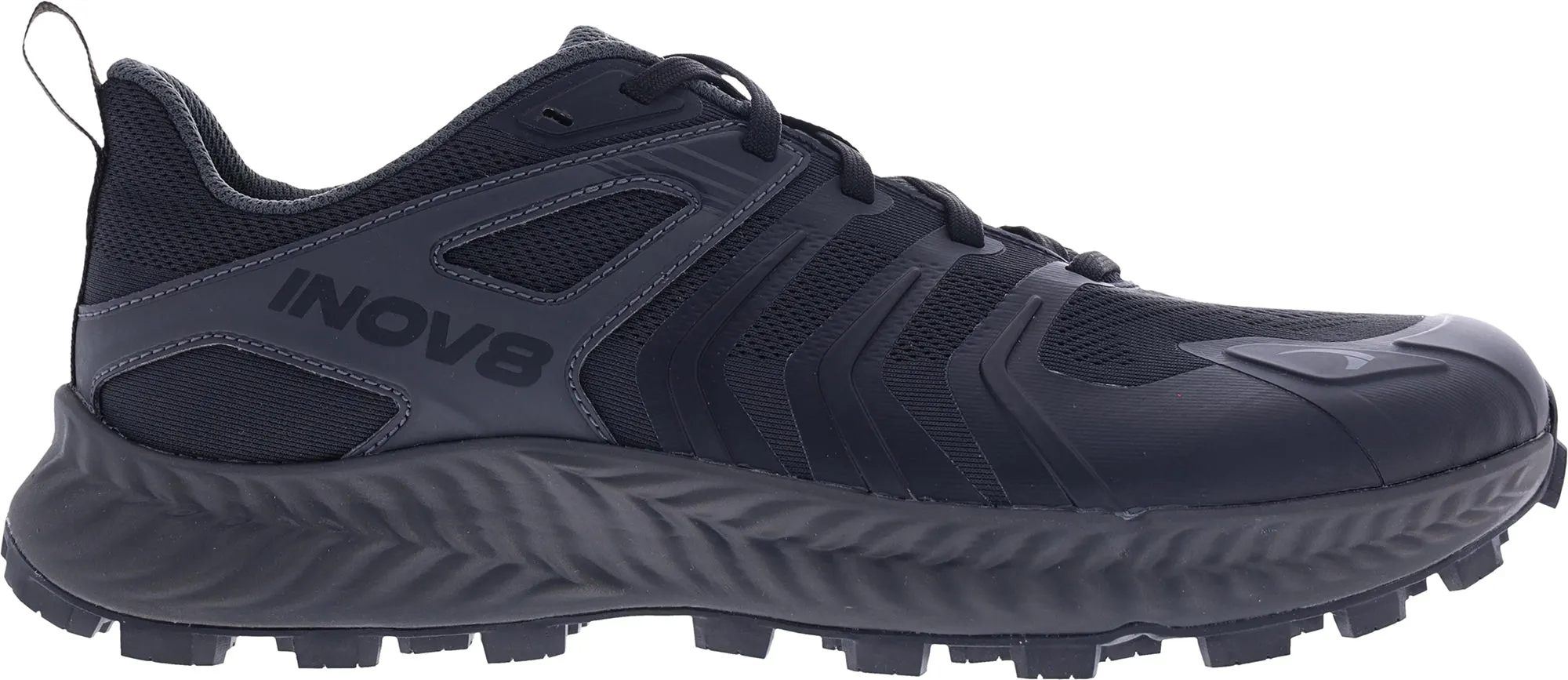Feather Light Long Distance Zen Step Inov8 TrailTalon Mens Trail Running Shoes - Black