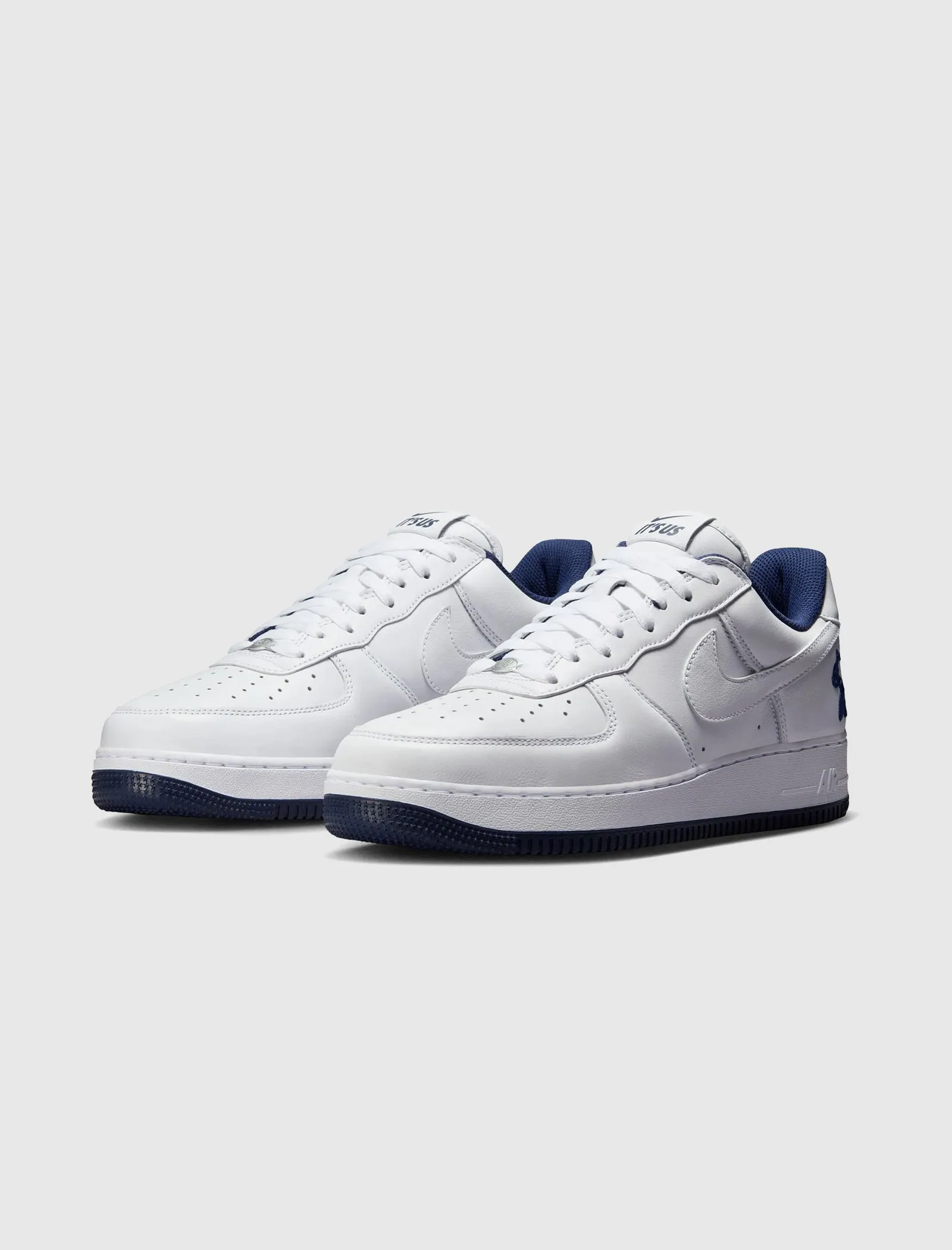 Spring Jump LIL YACHTY X AIR FORCE 1 CONCRETE BOYS "WHITE/MIDNIGHT NAVY"