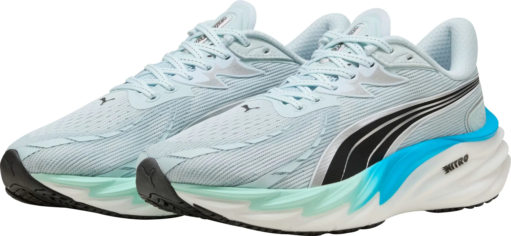 Magic Mood Arch Support Wellness Seekers Puma Velocity Nitro 4 Mens Running Shoes - Green