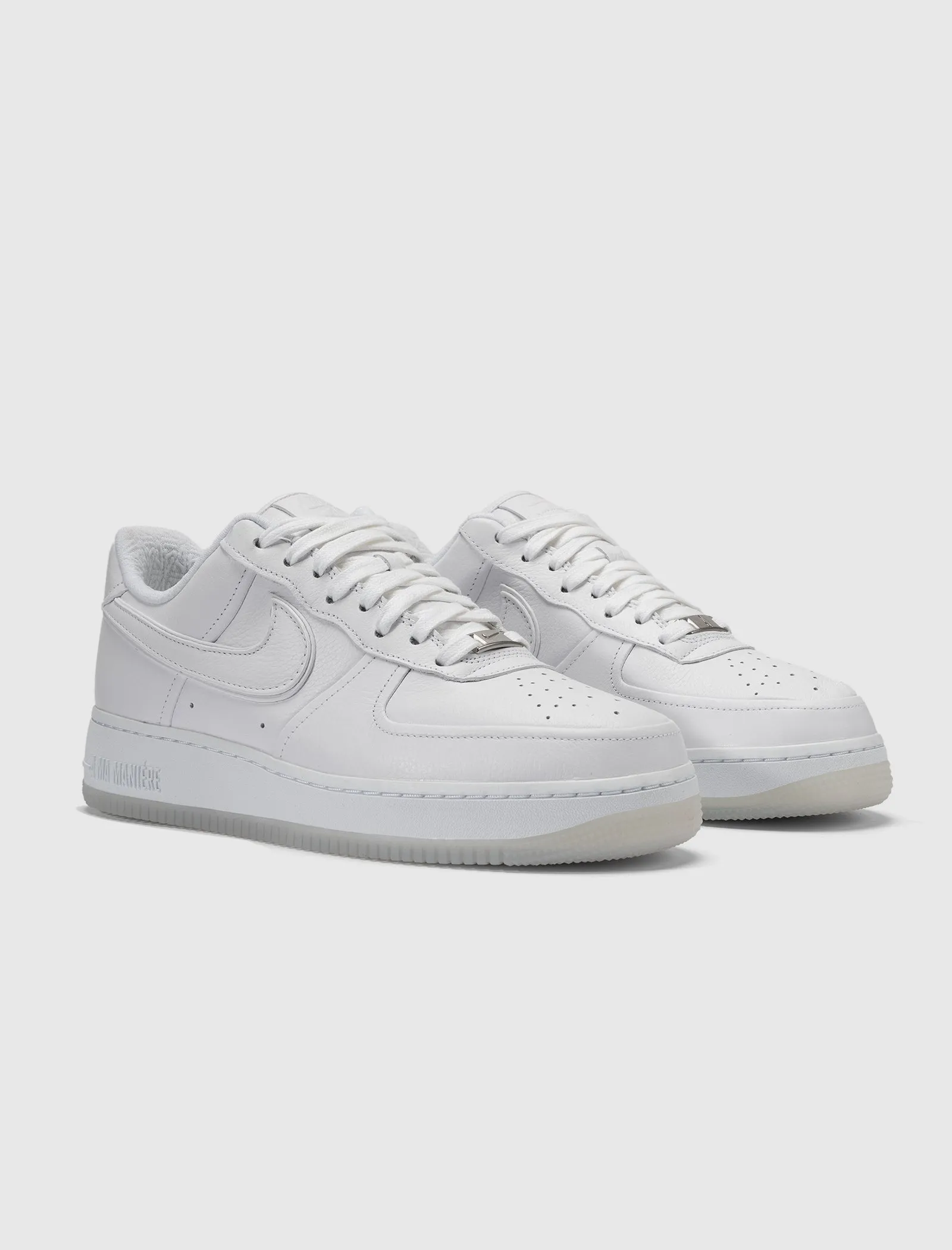Leather Touch WOMEN'S A MA MANIERE AIR FORCE 1 LOW "WHITE/WHITE"