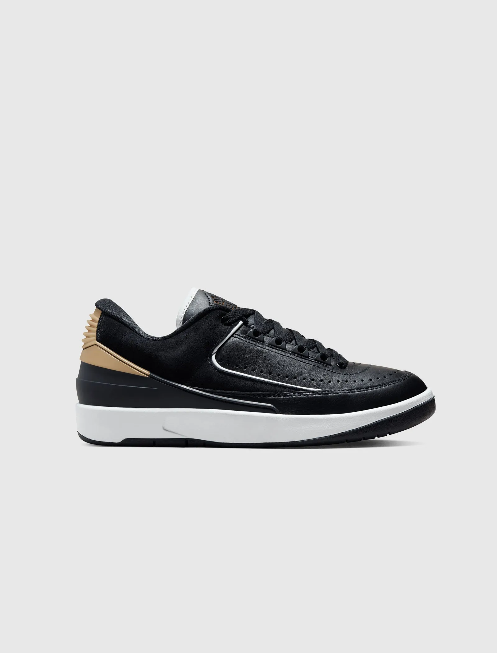Pearl Shine Moon Walk WOMENS AIR JORDAN 2 LOW "BLACK/ VARSITY RED"