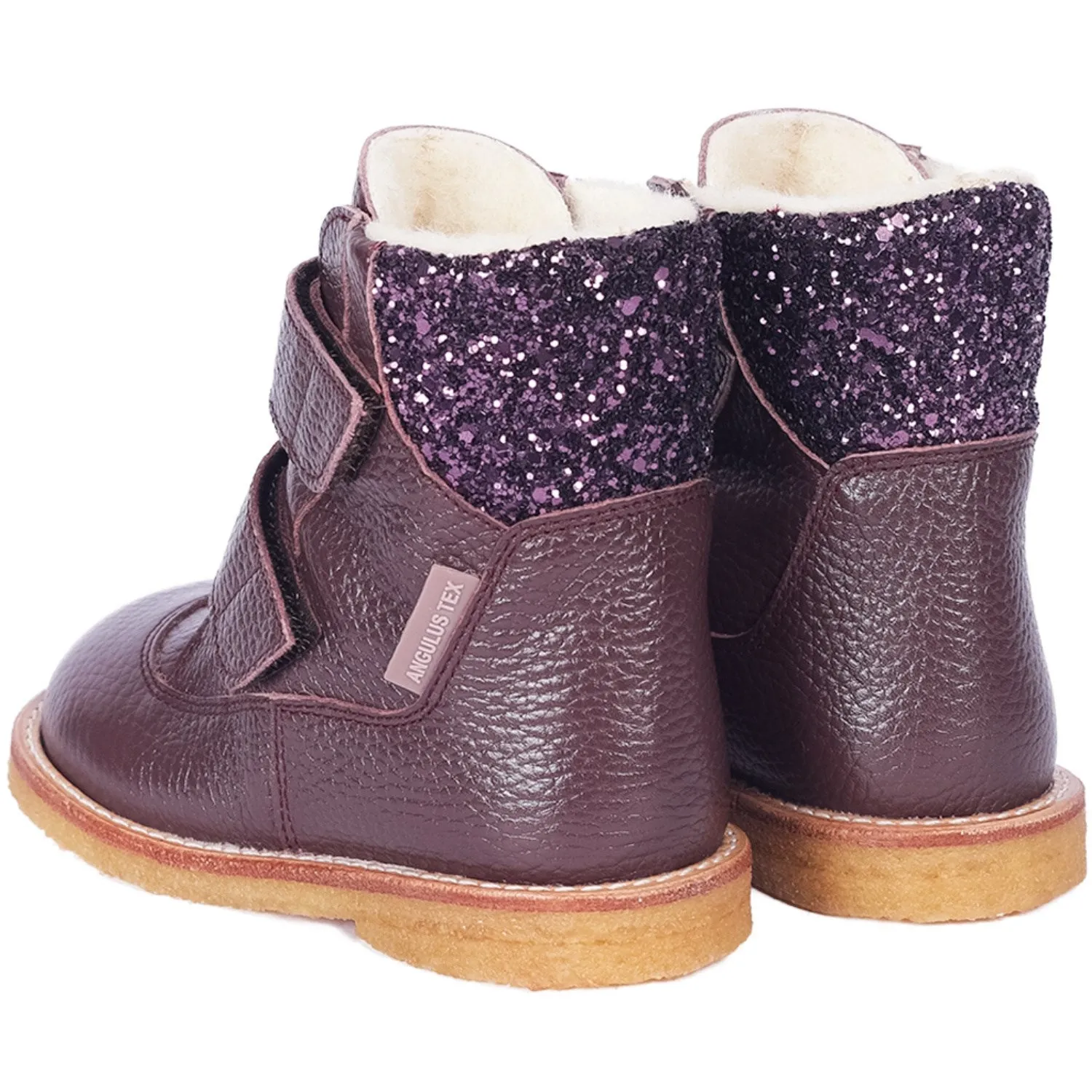 Snow Walker Chilly Days Angulus Dusty Aubergine/Aubergine Glitter TEX & Velcro Boot