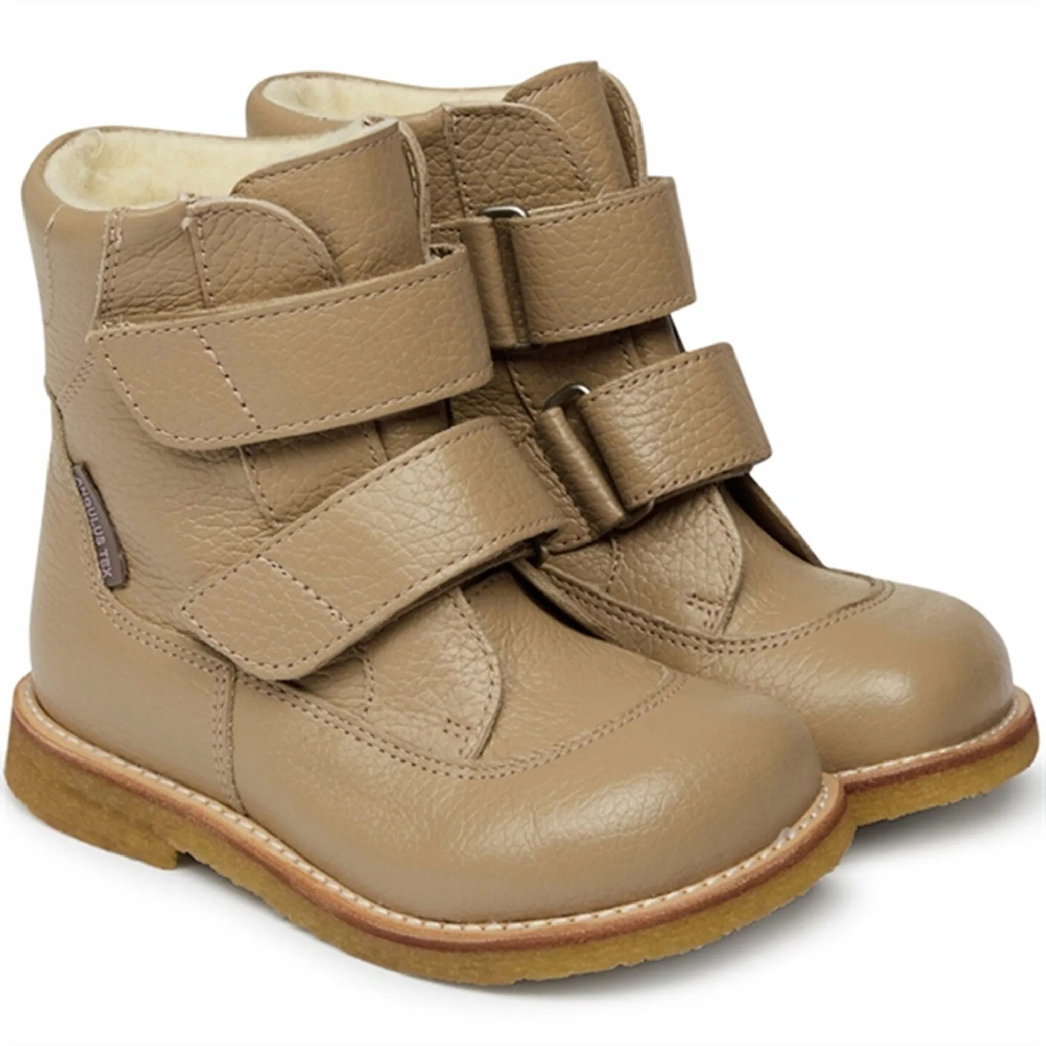 Outdoor Trekking Boots Snow Winter Outdoor Angulus Tex Boots w Velcro Sand