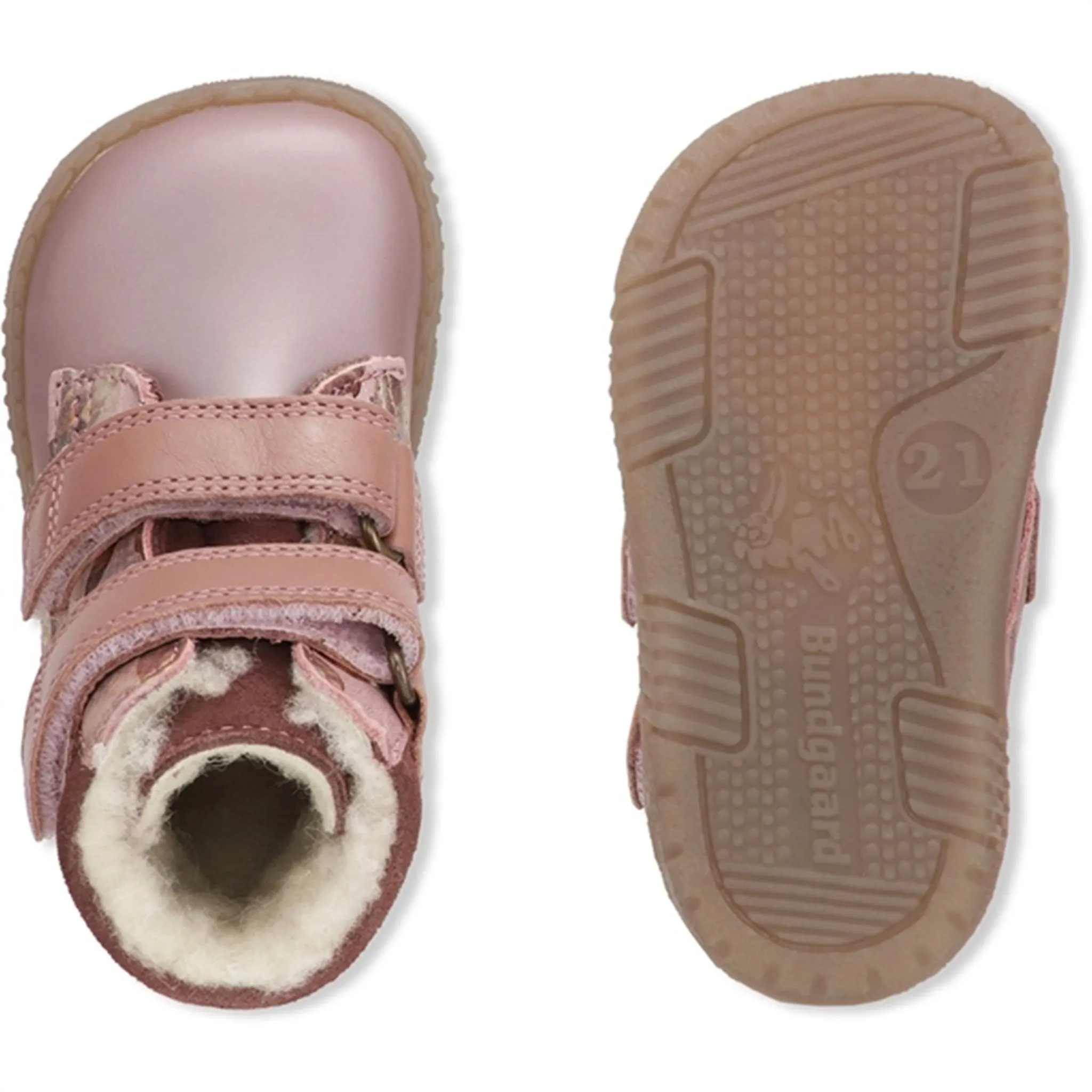 Bundgaard Rabbit Strap Tex Winter Boot Rose Mili Snow Mountains