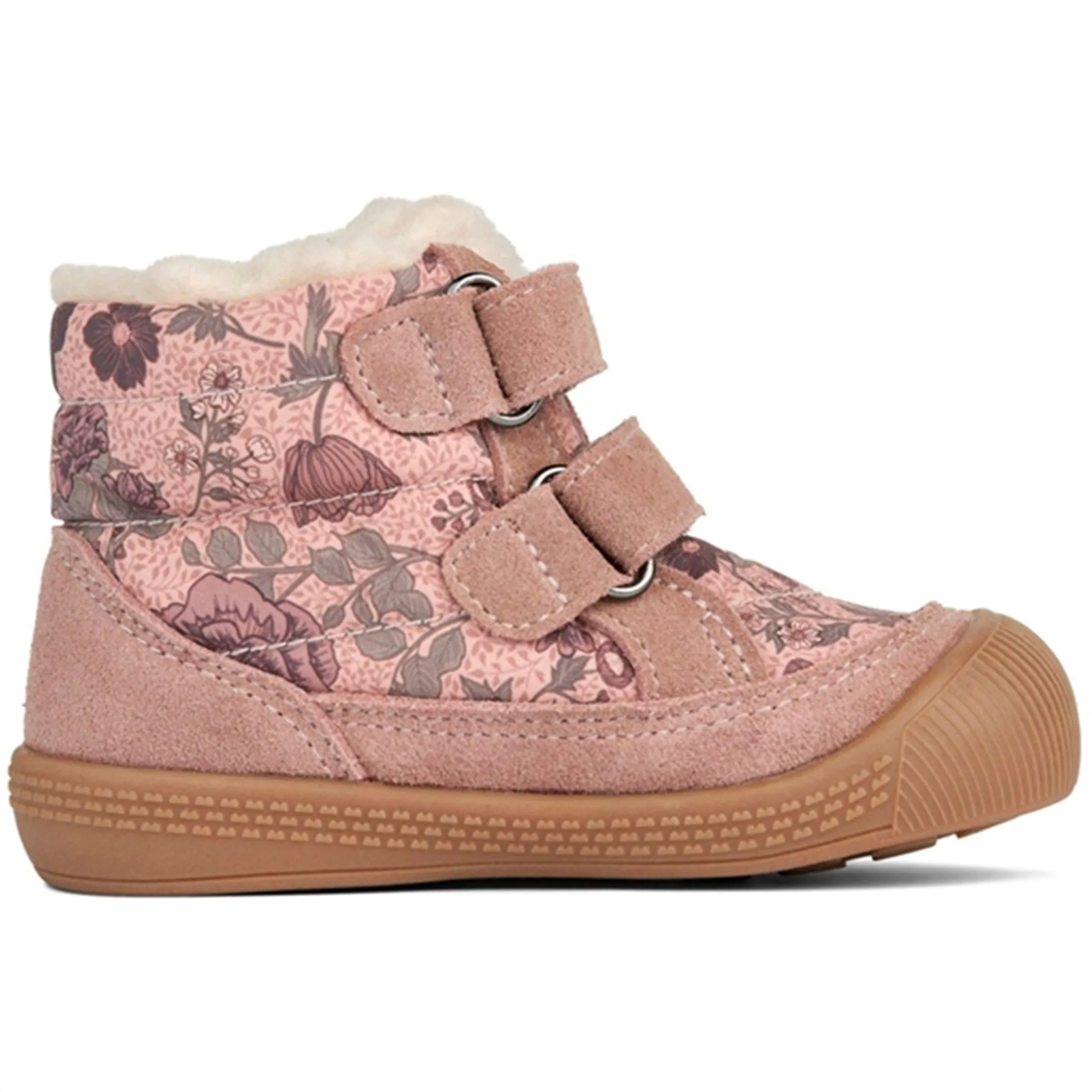 Wheat Winter Boots Daxi Wool Tex Print Dusty Rouge Frozen Terrain Protection