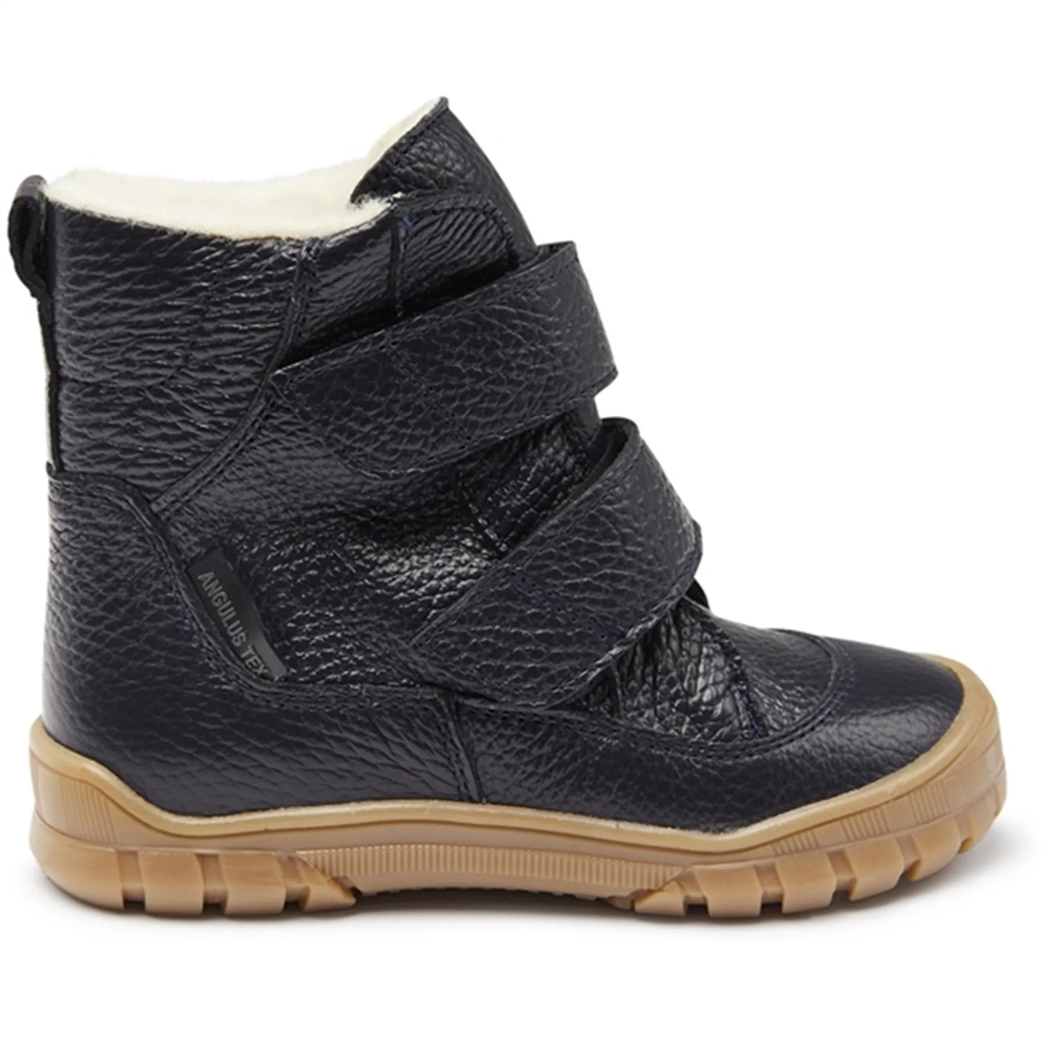 Snow Thermal Boot Arctic Gear Angulus Tex-Boots With Velcro Navy