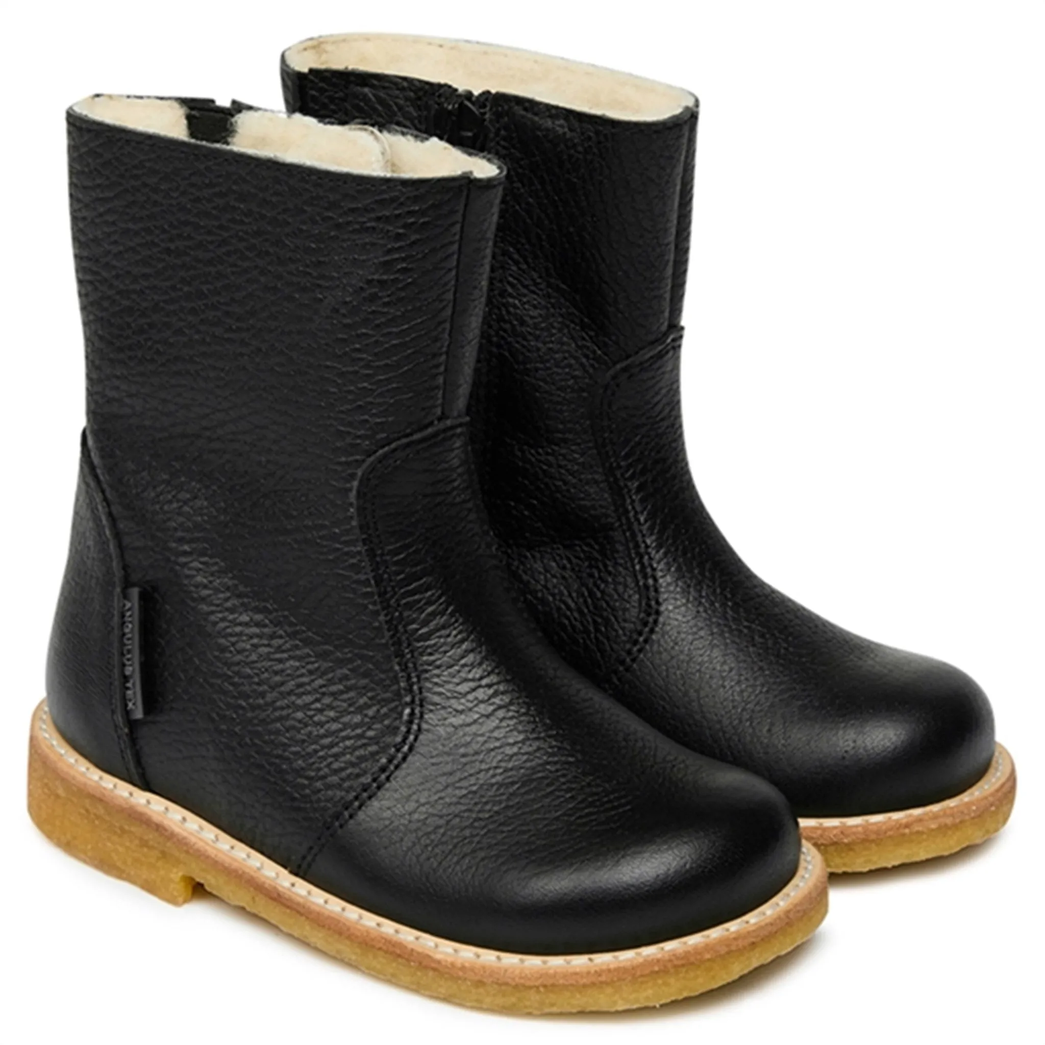 Angulus Basic Tex Boots w Zipper Black Extreme Winter Gear