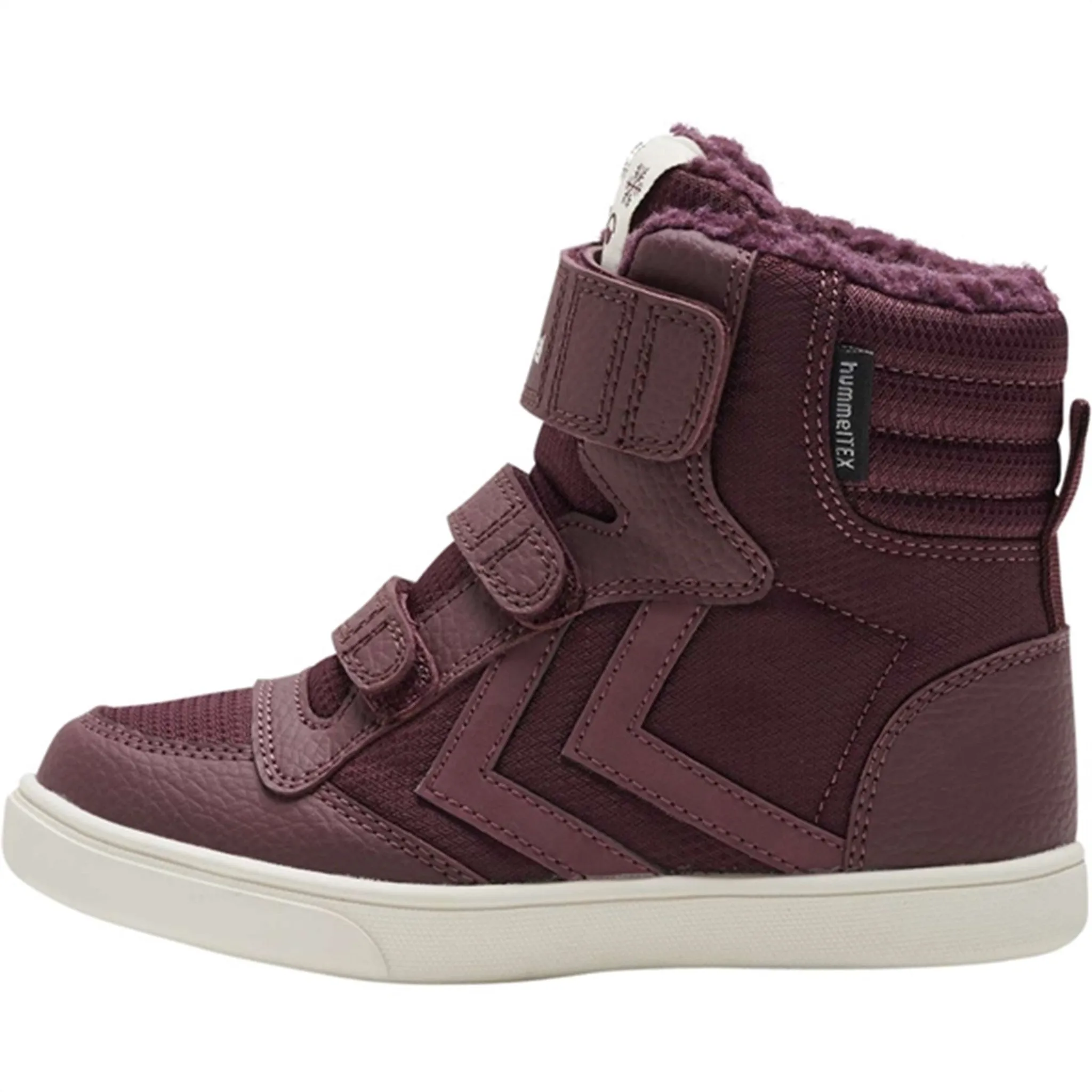 Snowproof Footwear Hummel Stadil Super Poly Boot Recycled Tex JR Windsor Wine Boots