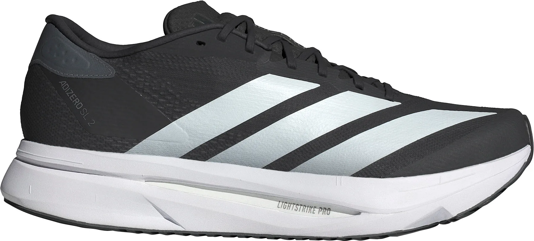 adidas Adizero SL 2 Mens Running Shoes - Black Ankle Support
