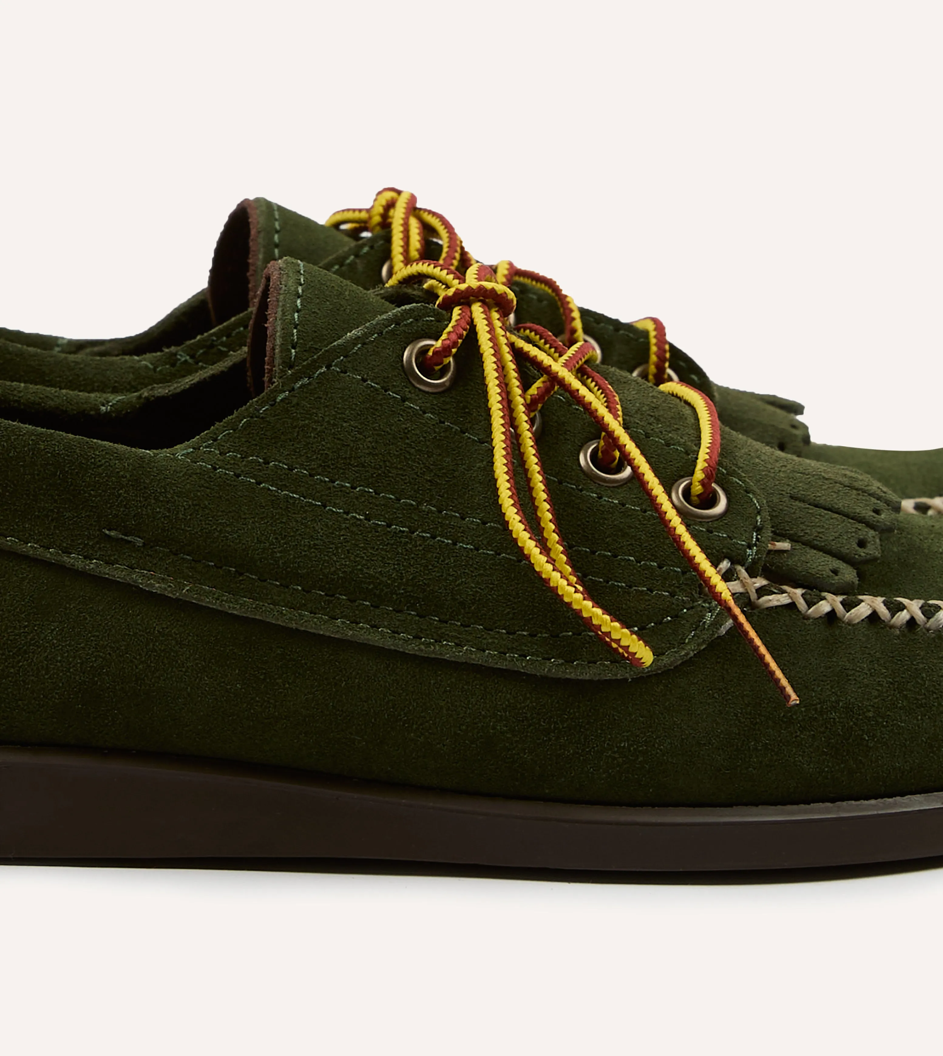 All Day Travel Light Hero Walk Drake's by Sebago Campsides Askook Kilt Green Suede Shoe