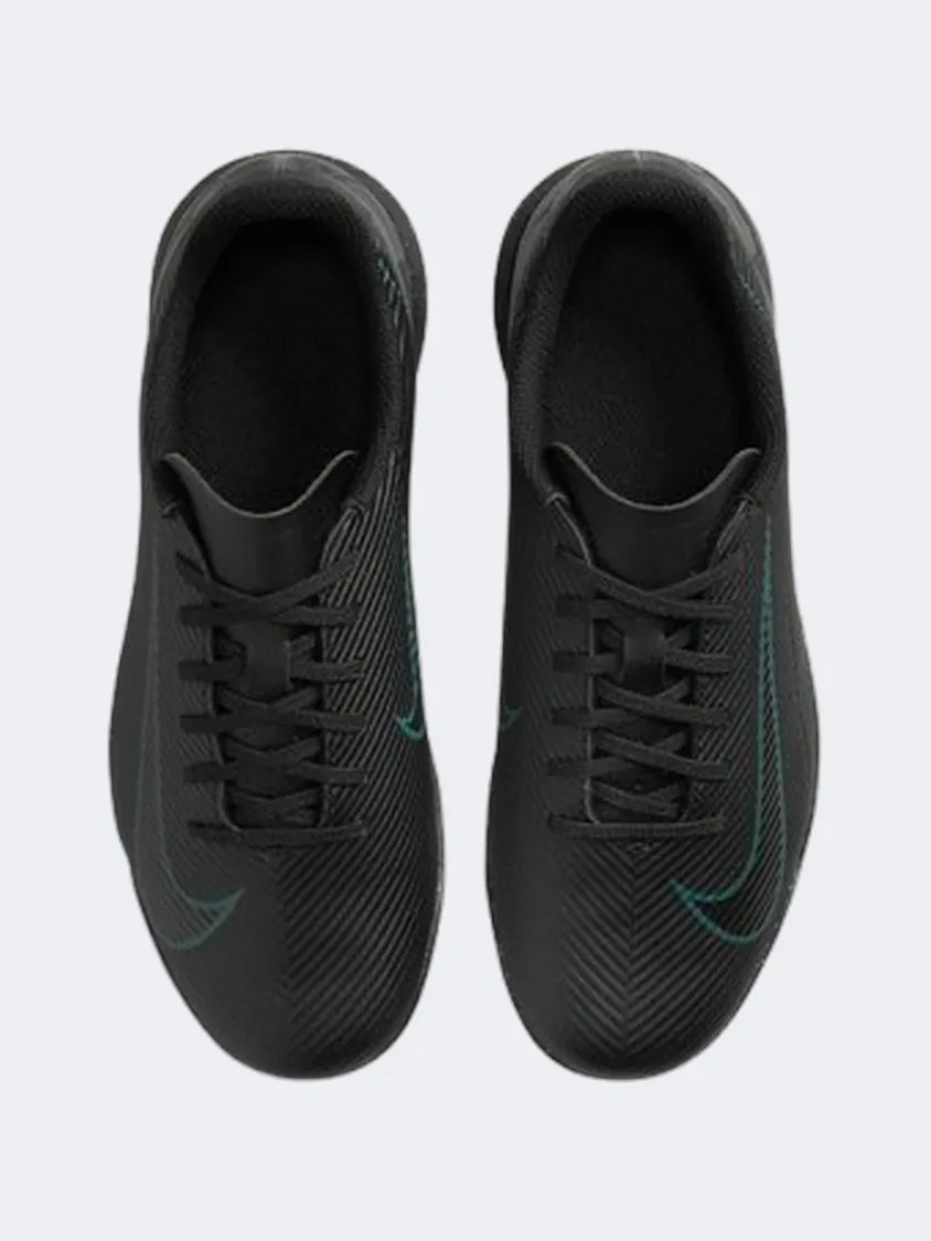 Elastic Fit Kicking Zone Nike Mercurial Vapor 16 Club Gs-Boys Football Shoes Black/Deep Jungle
