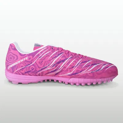 Nivia Cabronite 6.0 Turf Football Shoes for Men (Pink) Quick Grip