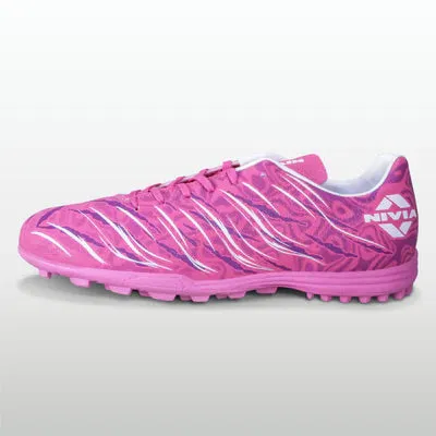 Nivia Cabronite 6.0 Turf Football Shoes for Men (Pink) Pace Boost