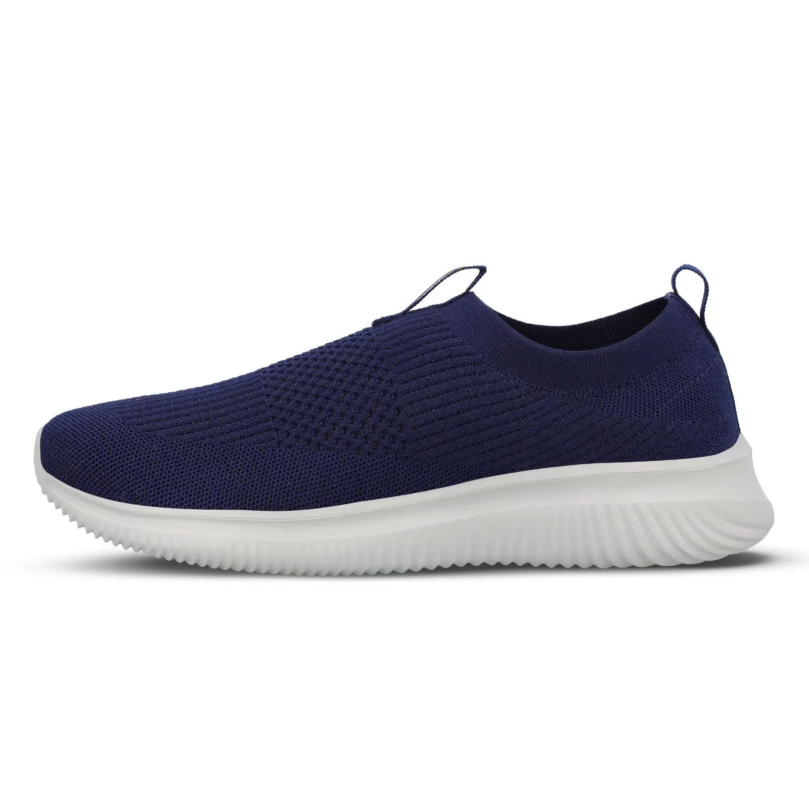Men`s Slip-on Walking Shoes - WS9551 Navy Blue Comfy On The Move Shoes Quick Comfort Fit