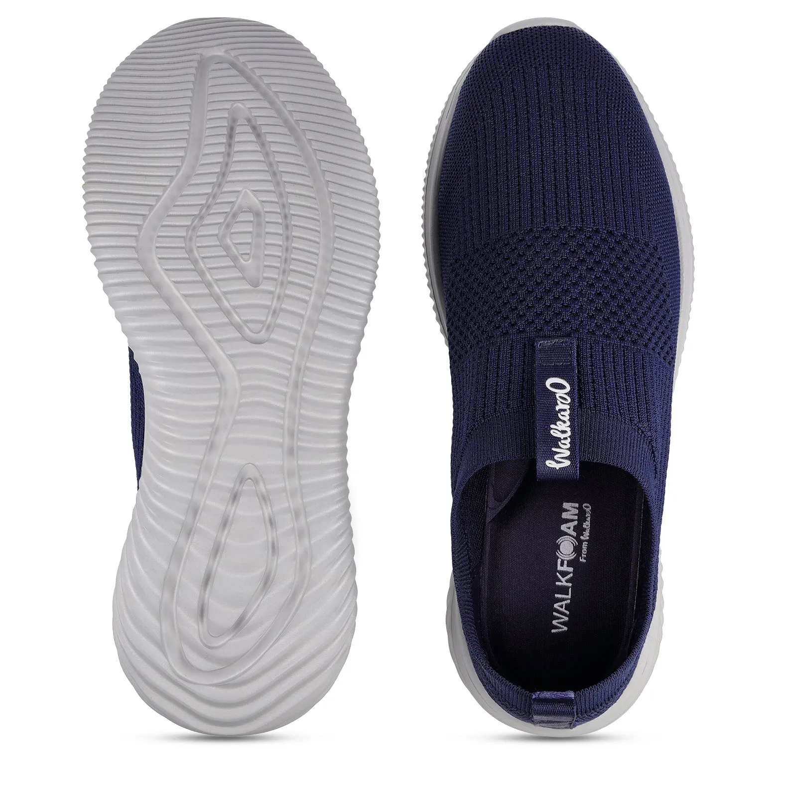 Timeless Comfort Men`s Slip-on Walking Shoes - WS9551 Navy Blue