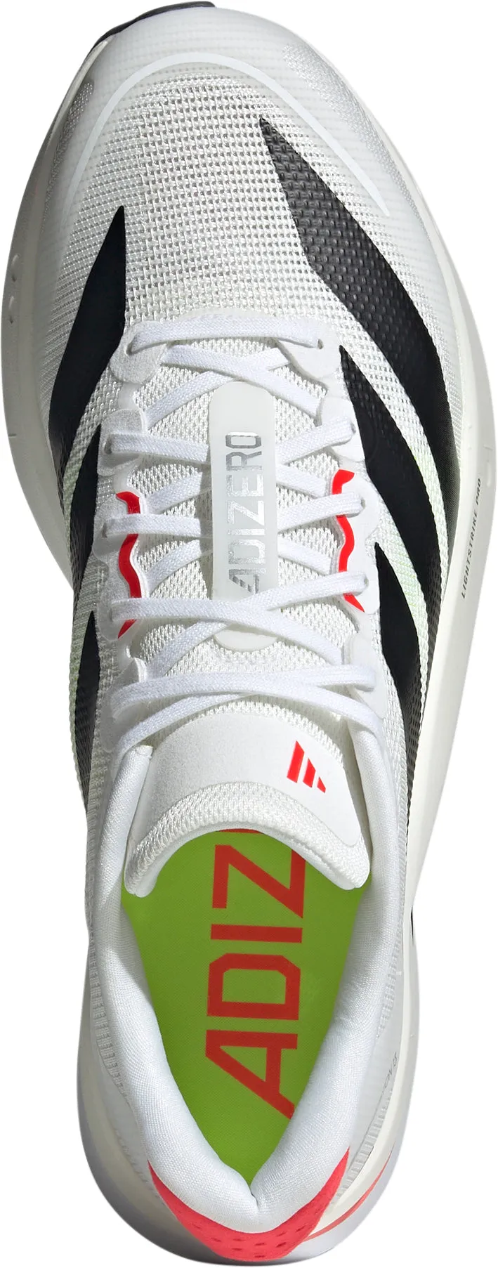 adidas Adizero Boston 13 Mens Running Shoes - White Flexible Fit City Adventure