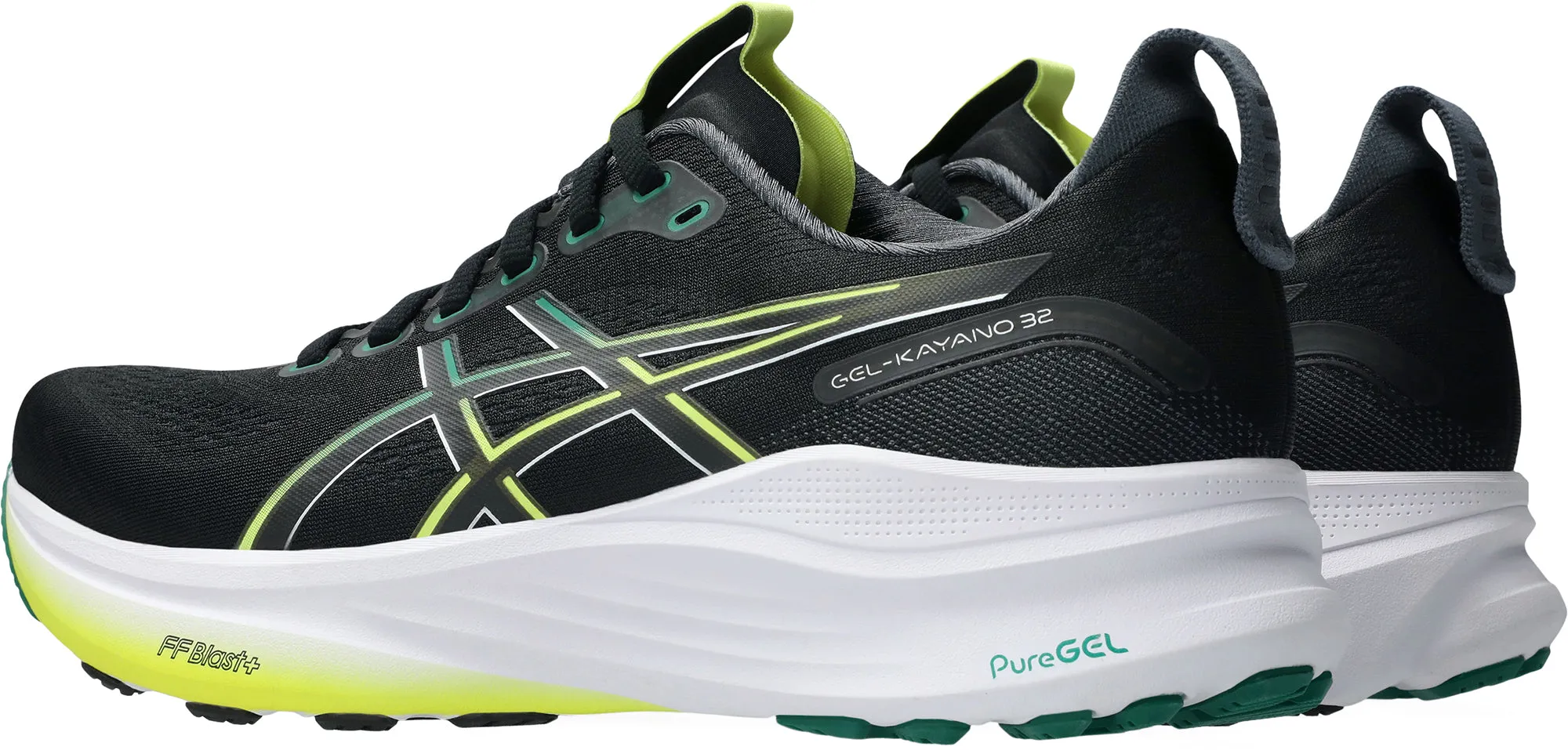 Asics Gel Kayano 32 Mens Running Shoes - Black Coastal vibe Rain Safe