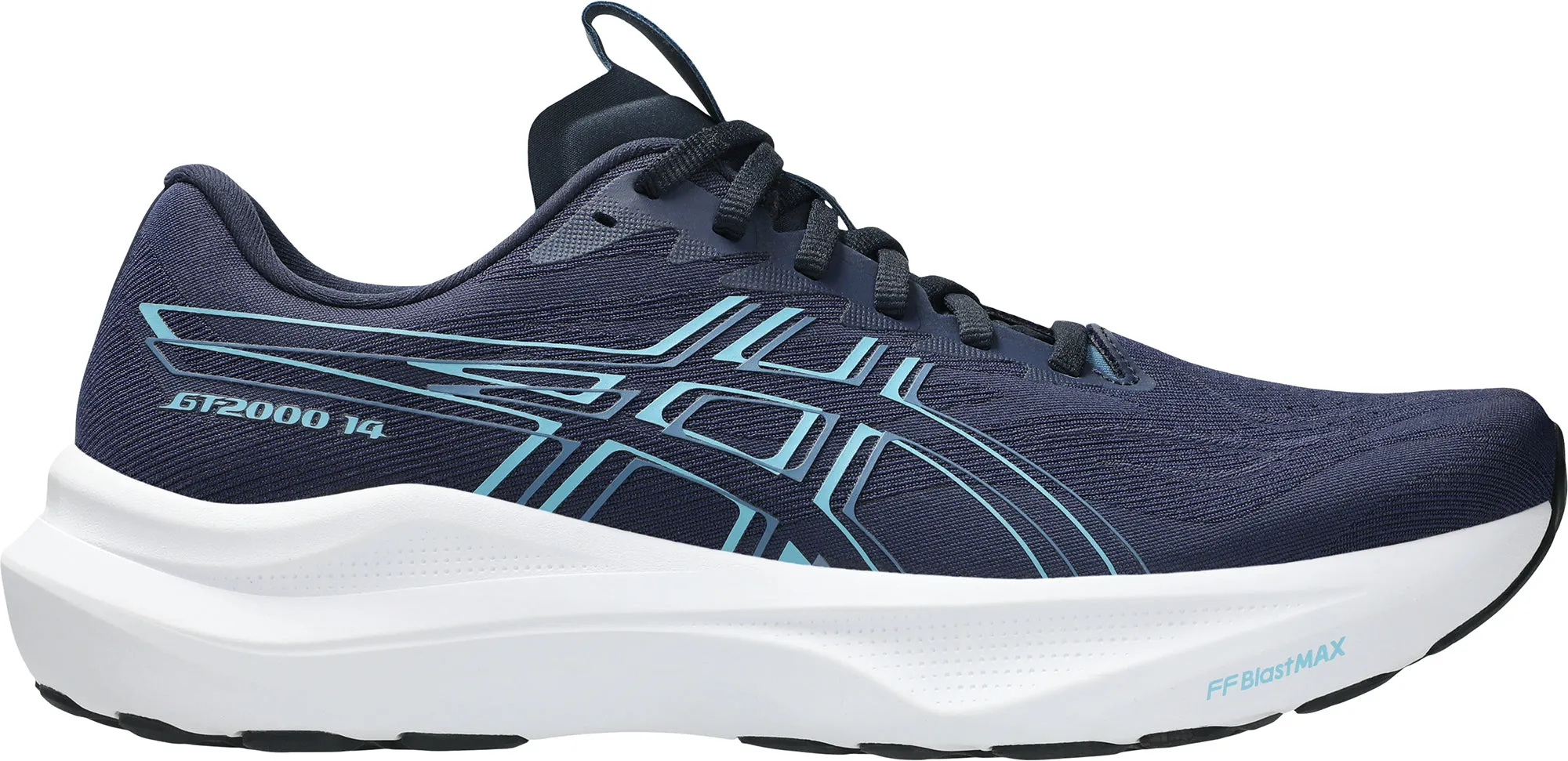 Play Hard Earth Base Asics GT 2000 14 Mens Running Shoes - Blue