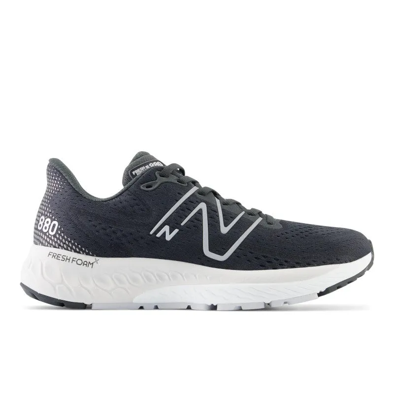 Padded Comfort Standing Workers Fresh Foam X 880v13 - Blacktop with Black and Silver Metallic - Women's