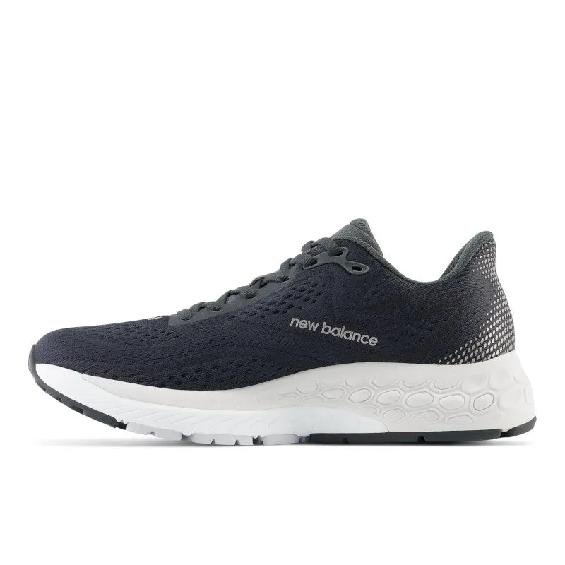 Fresh Foam X 880v13 - Blacktop with Black and Silver Metallic - Women's Memory Foam Standing All Silver Shine