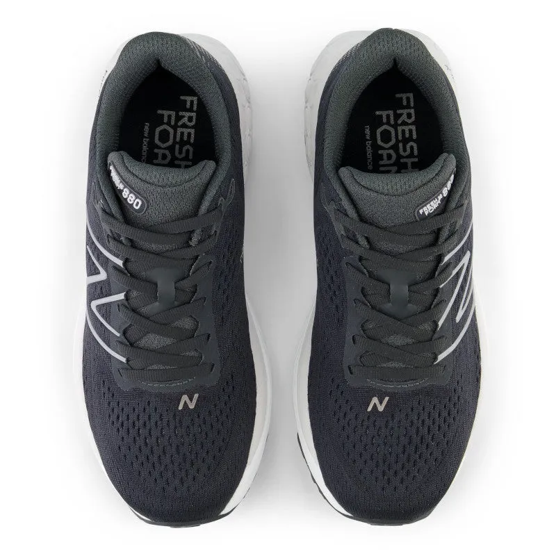 Zen Step Core Support Fresh Foam X 880v13 - Blacktop with Black and Silver Metallic - Women's