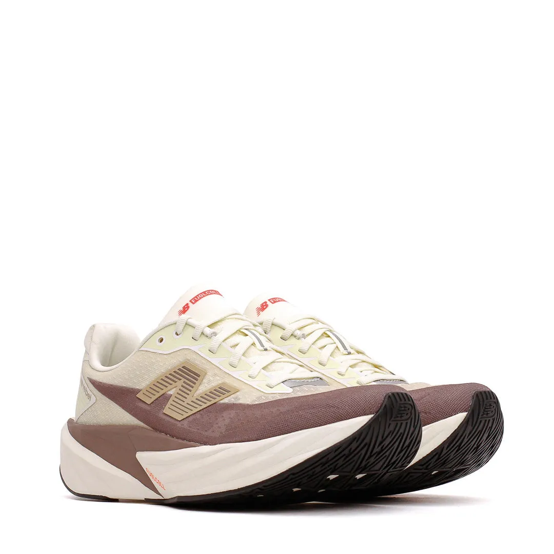 Comfort Heel New Balance Men FuelCell Rebel v5 Angora Earth Shadow MFCXLY5