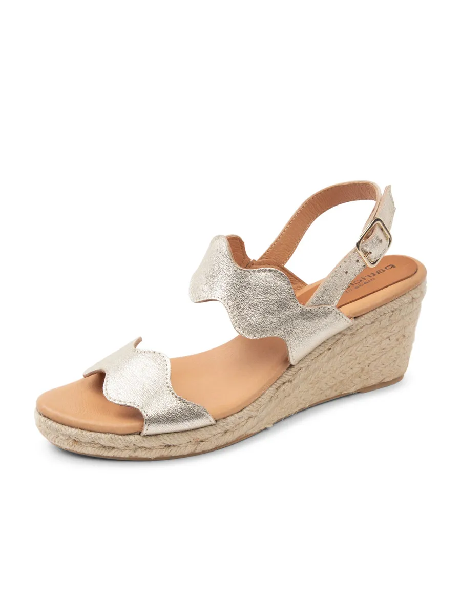 Simple Lines Fast Motion Palm Beach Slingback Espadrille